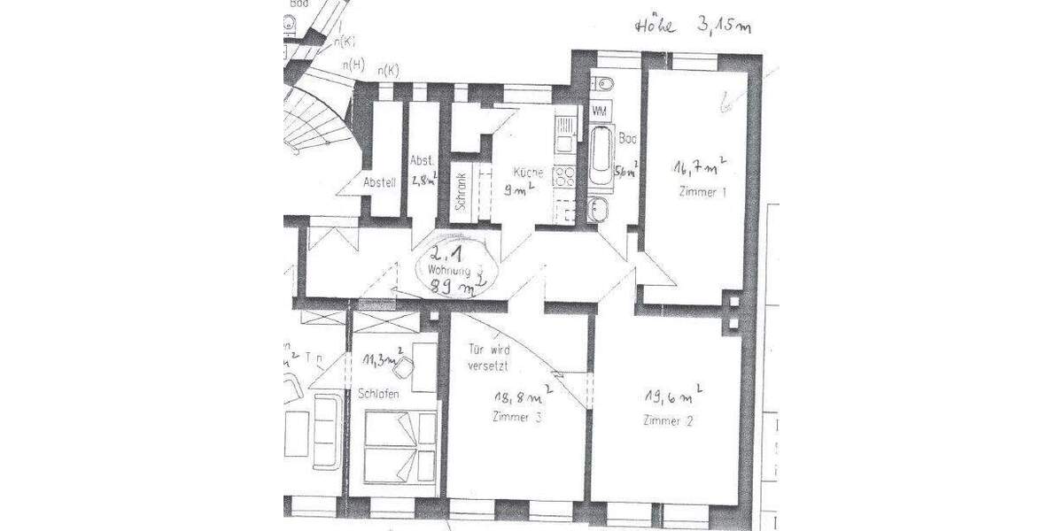 3-Raumwohnung am Lene-Vogt-Park - nur für Paare Familien 3 zimmer