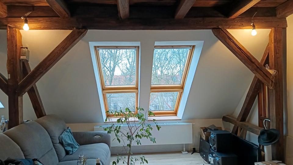 Dachgeschoßwohnung Leipzig Nordwest - 3 Zimmer, 76 m&sup2;, 940&euro; | Angebot:26299933