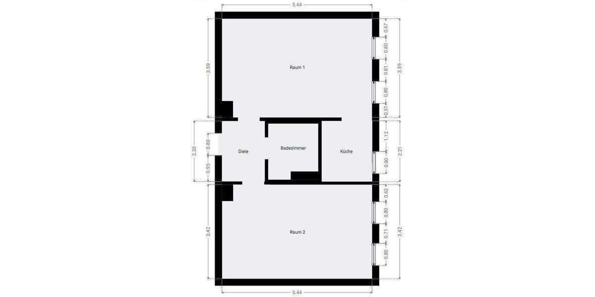 Etagenwohnung Leipzig Reudnitz-Thonberg - 2 Zimmer, 49 m&sup2;, 149.570&euro; | Angebot:24595463