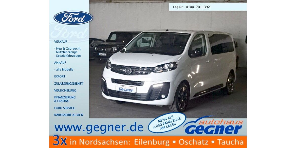 Opel Zafira Life 44.077 km 28.840 &euro; Eilenburg 04838