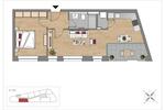 Dachgeschoßwohnung Leipzig Mitte - 2 Zimmer, 53 m&sup2;, 926&euro; | Angebot:26676988