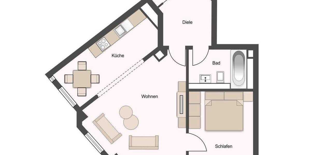 Einfamilienhaus Leipzig Schleußig - 2 Zimmer, 169.000&euro; | Angebot:26885982