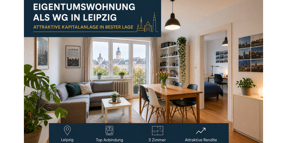 Etagenwohnung Leipzig Ost - 3 Zimmer, 66 m&sup2;, 234.600&euro; | Angebot:26381143