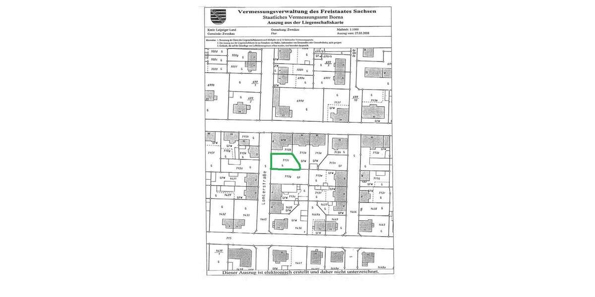 Zentrales Baugrundstück in Zwenkau, nahe Zwenkauer See zimmer