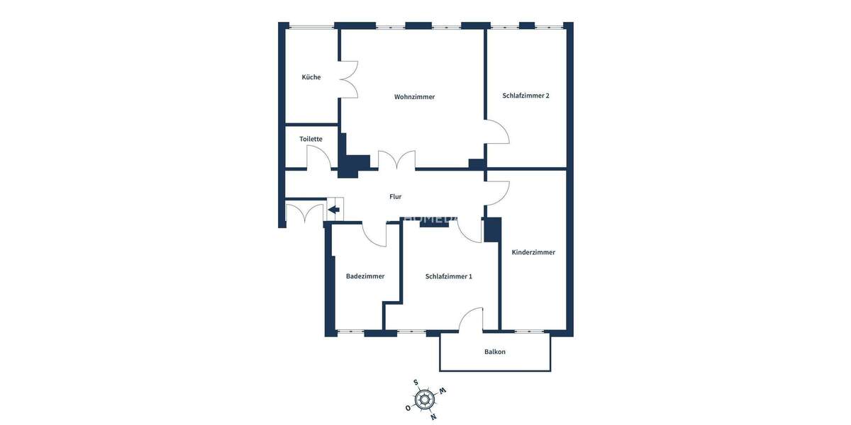 Etagenwohnung Leipzig Reudnitz-Thonberg - 4 Zimmer, 97 m&sup2;, 280.000&euro; | Angebot:25708415