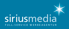 Full-Service Werbeagentur siriusmedia GmbH Logo
