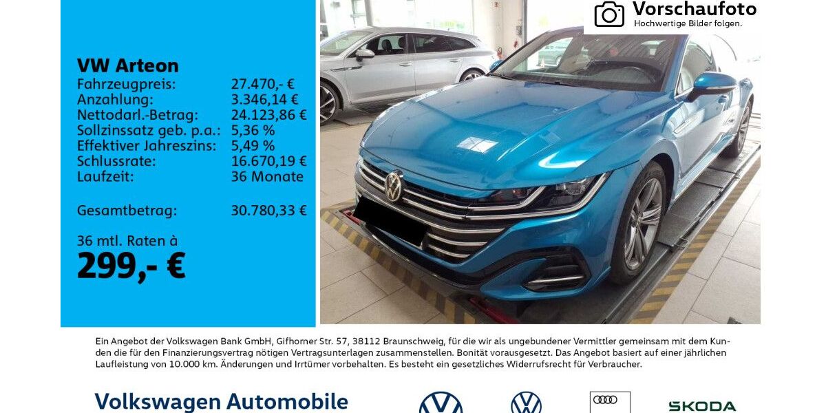 VW Arteon 55.457 km 26.970 &euro; Leipzig 04277