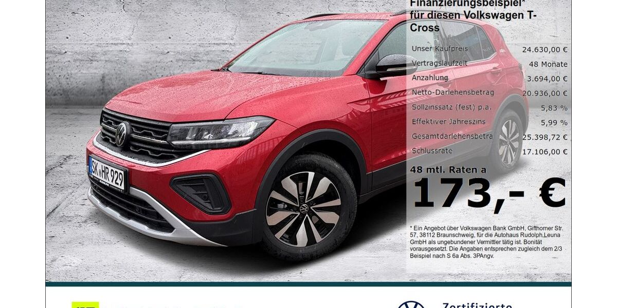 VW T-Cross 9.100 km 24.630 &euro; Leuna 06237