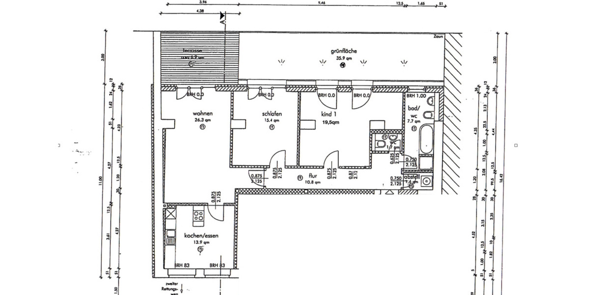 Etagenwohnung Leipzig Zentrum-Süd - 3 Zimmer, 102 m&sup2;, 382.000&euro; | Angebot:25928159