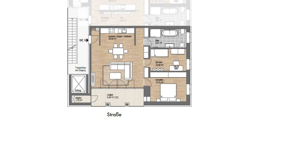 Etagenwohnung Leipzig Eutritzsch - 3 Zimmer, 80 m&sup2;, 422.000&euro; | Angebot:25997407