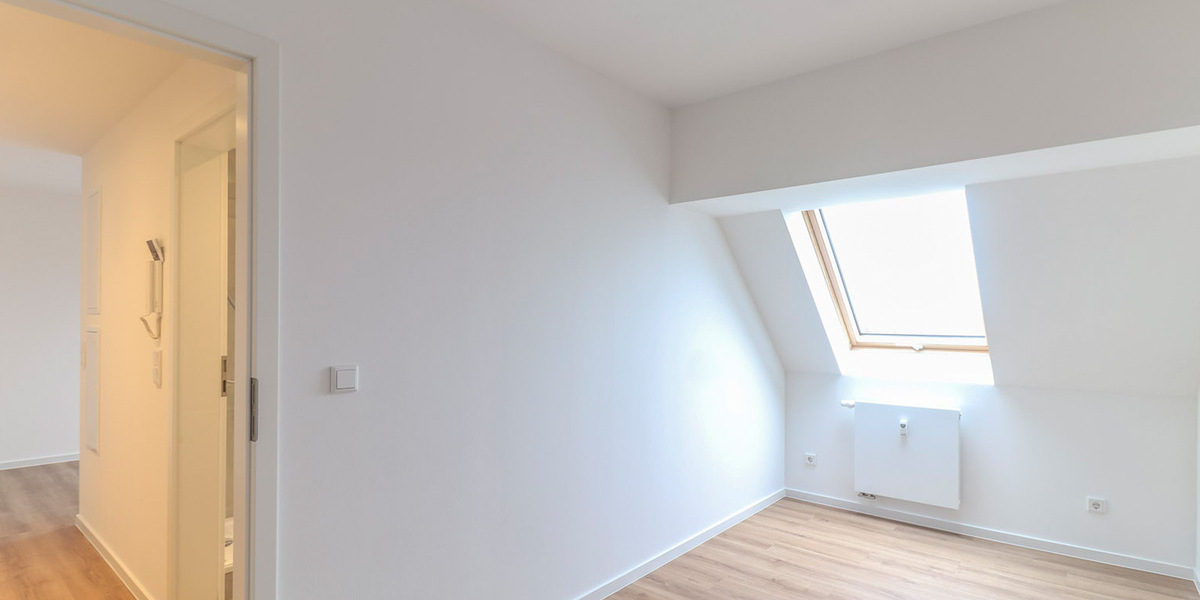 AB JUNI + EUTRITZSCH + 1 ZIMMER MIETWOHNUNG + DACHGESCHOSS - Dachgeschoßwohnung Leipzig Eutritzsch | Angebot:26659906