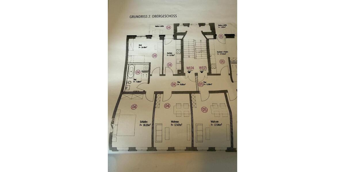 Etagenwohnung Leipzig Südost - 3 Zimmer, 79 m&sup2;, 1.021&euro; | Angebot:24749322