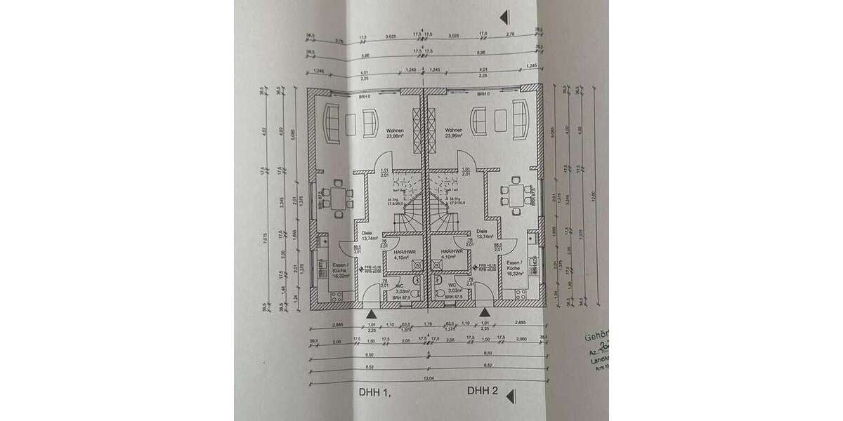 Baugrundstück mit Baugenehmigung für 6 Doppelhaushälften zimmer