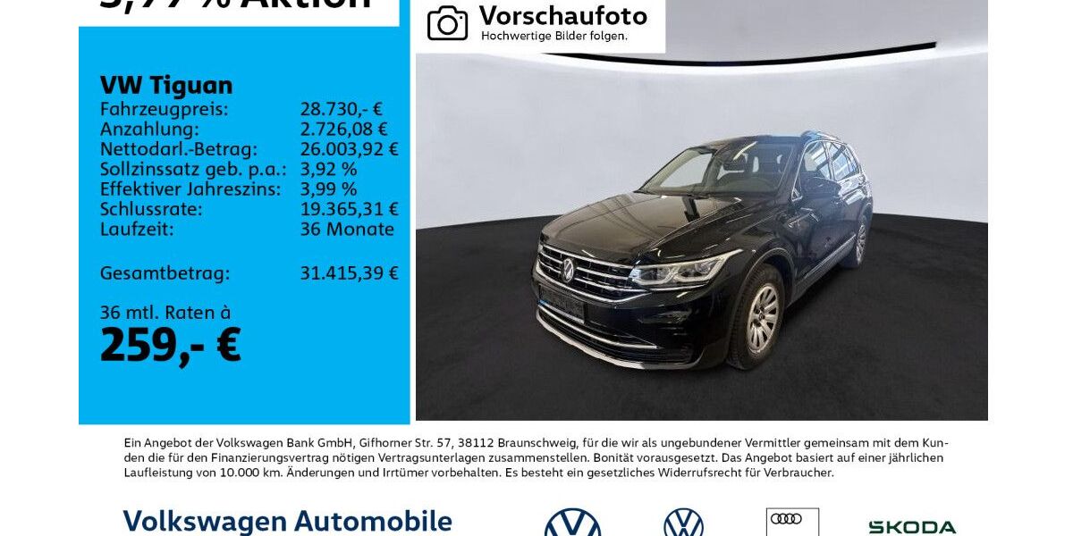 VW Tiguan 75.255 km 28.730 &euro; Leipzig 04178