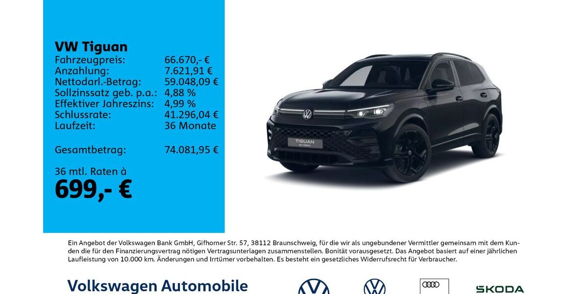 VW Tiguan 7.500 km 57.970 &euro; Leipzig 04277