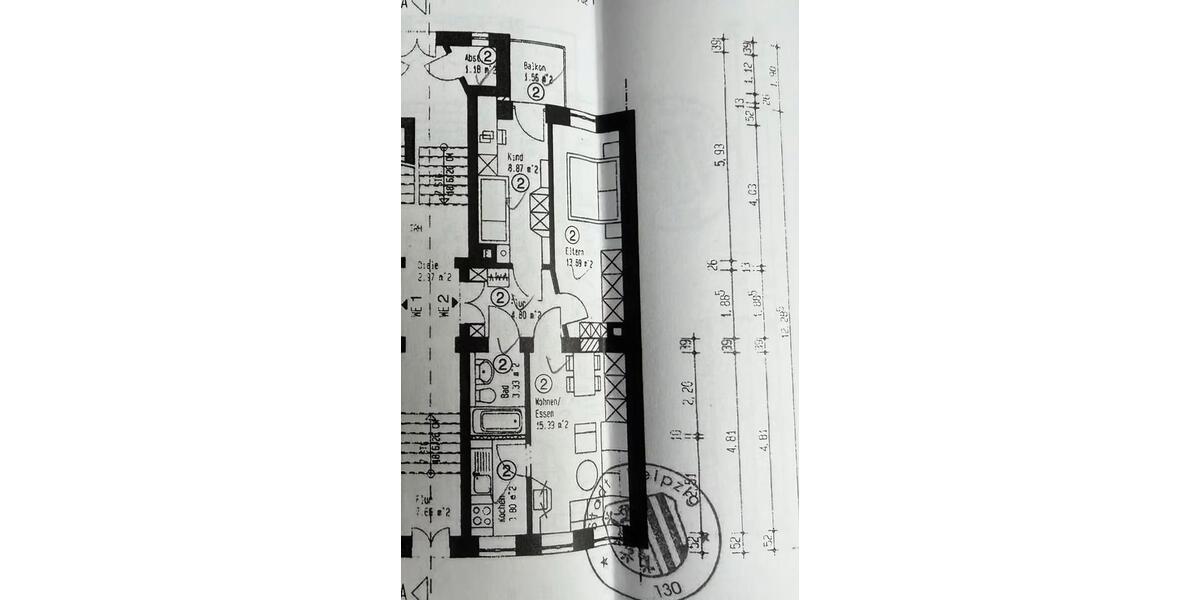 Hochparterre Leipzig Südost - 2 Zimmer, 52 m&sup2;, 148.000&euro; | Angebot:27193294