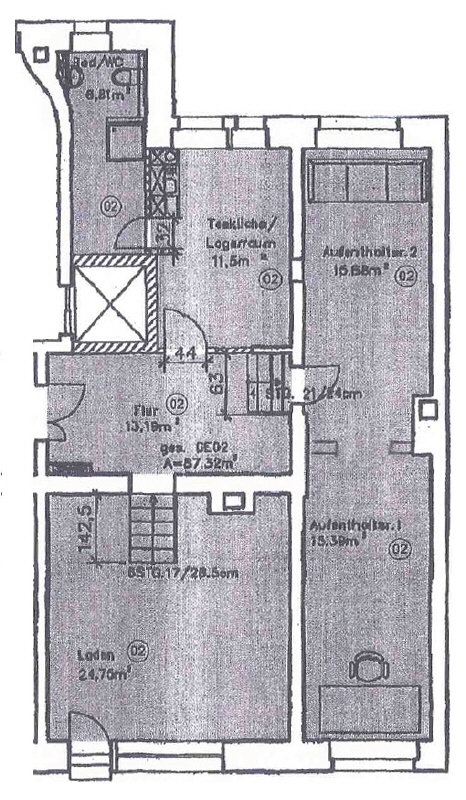 NEUSTADT - KOHLGARTENSTRASSE + LADENGESCHÄFT ZUM KAUF + VERMIETET 3 zimmer