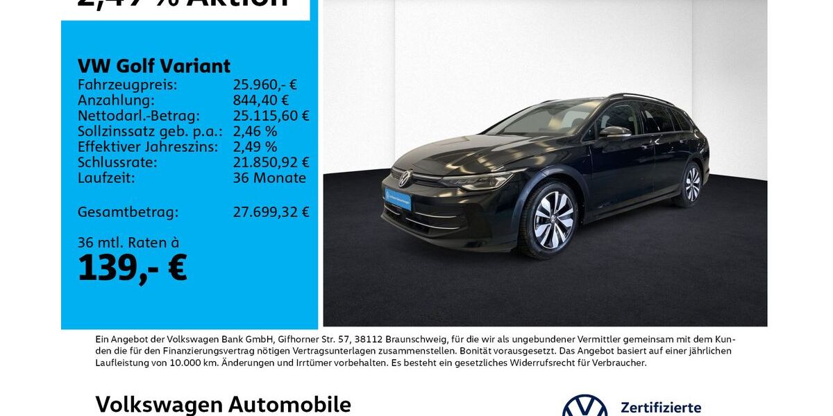 VW Golf 11.195 km 25.960 &euro; Leipzig 04178