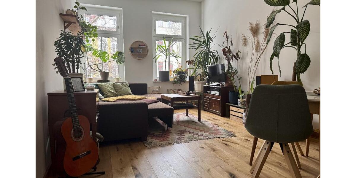 Möblierte 3-Zimmer-Wohnung zur Untermiete (1 Jahr) in Leipzig 3 zimmer