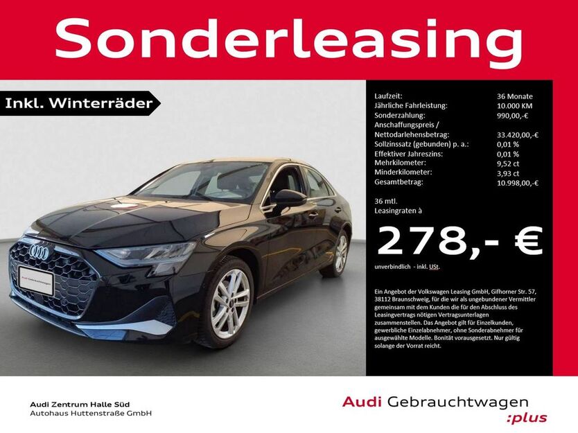 Audi A3 29.025 km 32.580 € Halle (Saale) 06110