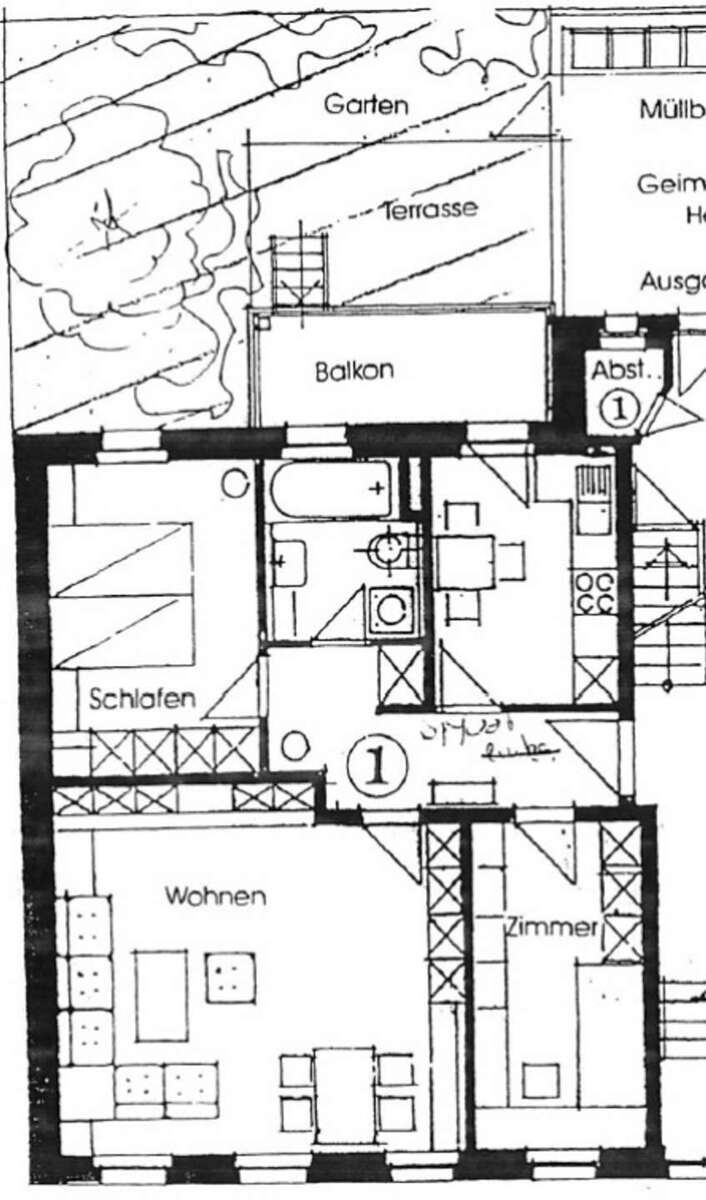 +++ Gohlis Süd, vermietete 3 - Zimmerfamilienwohnung mit Gartenanteil, Neue Heizung 2025 +++ 3 zimmer