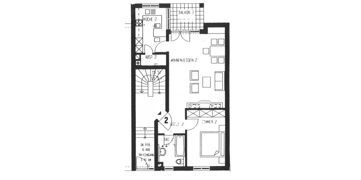 Etagenwohnung Delitzsch Döbernitz - 2 Zimmer, 62 m&sup2;, 550&euro; | Angebot:26659763