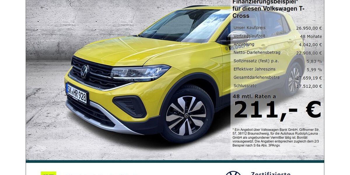 VW T-Cross 9.900 km 25.840 &euro; Leuna 06237
