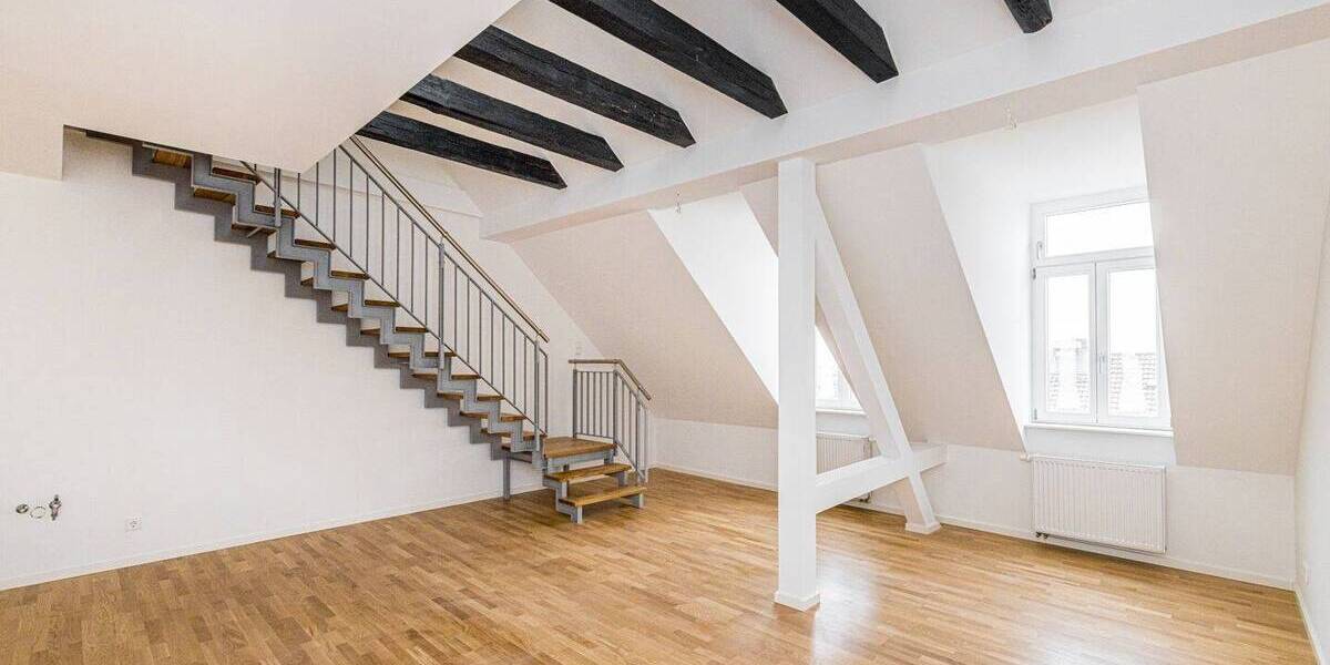 Helle 2-Zimmer-Wohnung - frisch renoviert im Dachgeschoss 2 zimmer