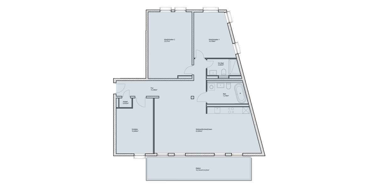 Ein Zuhause mit Perspektive – 4 Zimmer, Balkon & Tiefgarage 4 zimmer