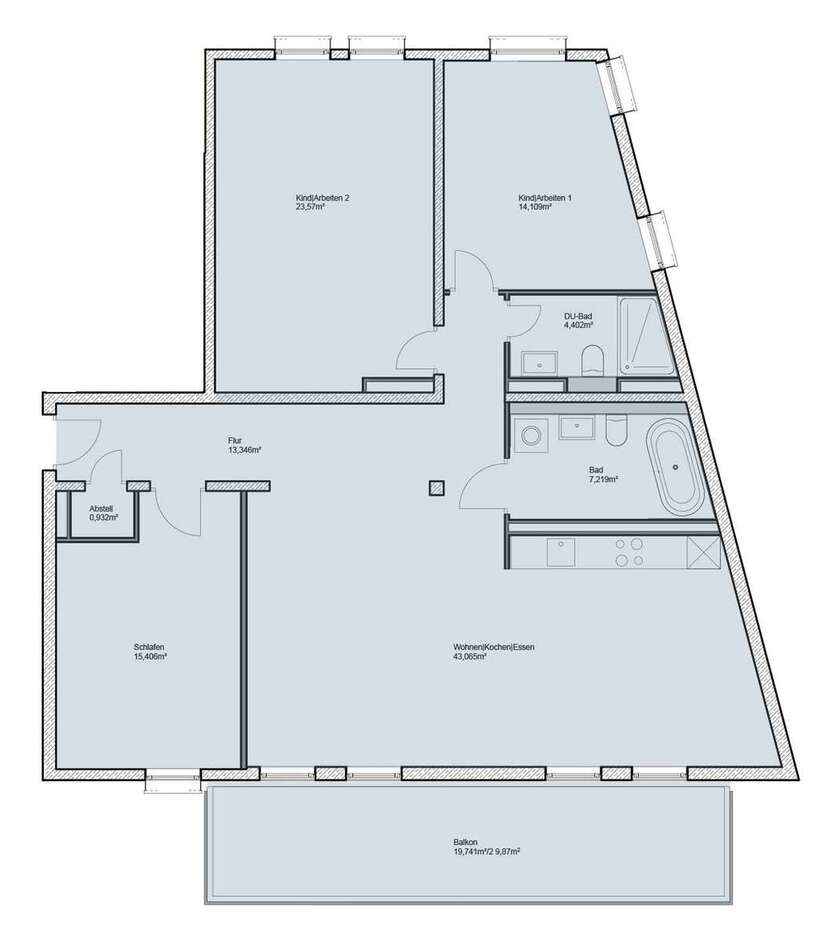 Ein Zuhause mit Perspektive – 4 Zimmer, Balkon & Tiefgarage 4 zimmer