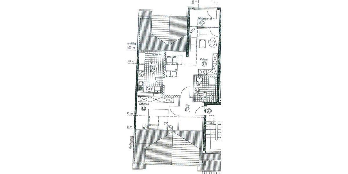 Dachgeschoßwohnung Leipzig Mitte - 2 Zimmer, 57 m&sup2;, 490&euro; | Angebot:26340977