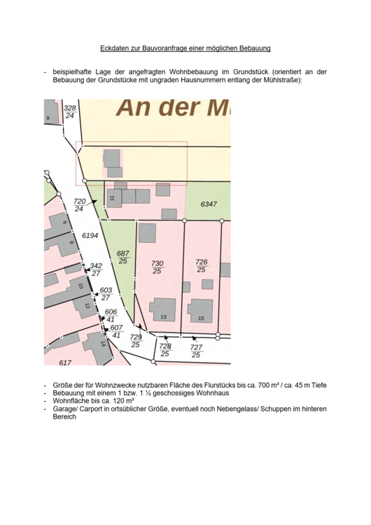 Landwirtschaftsfläche, teilw. bebaubar für Wohnen zimmer