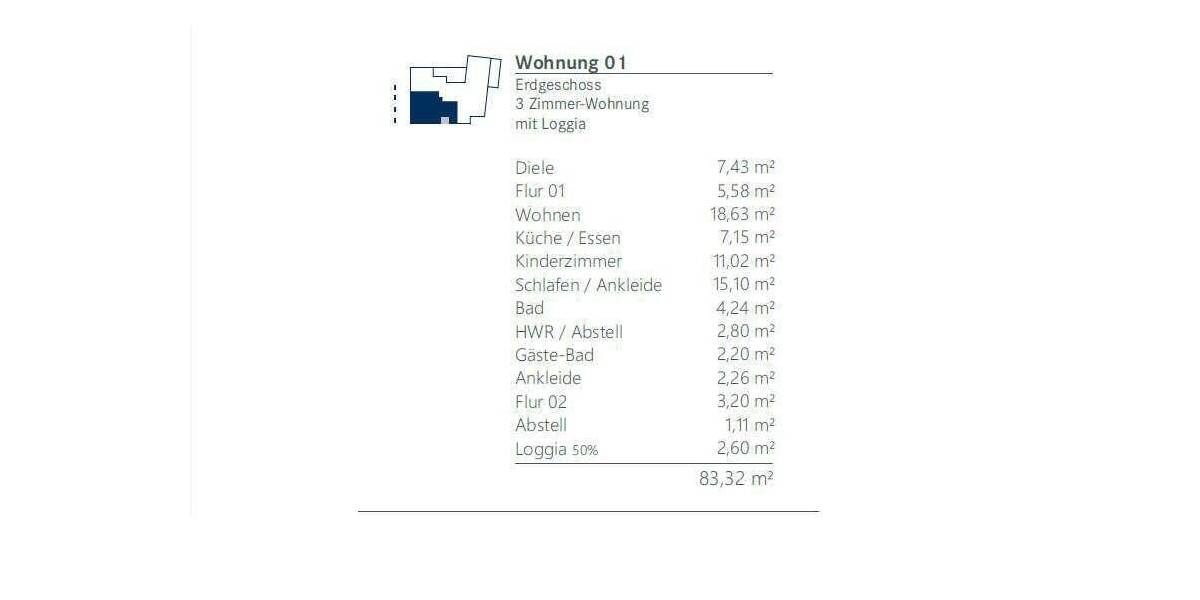 Etagenwohnung Leipzig Schleußig - 3 Zimmer, 83 m&sup2;, 399.900&euro; | Angebot:25997634