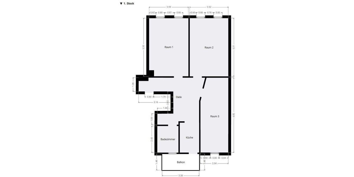 Etagenwohnung Leipzig Reudnitz-Thonberg - 3 Zimmer, 82 m&sup2;, 250.315&euro; | Angebot:25999096