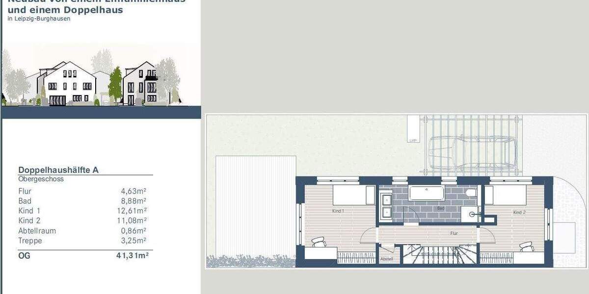 Mehrfamilienhaus, Wohnhaus Leipzig Burghausen-Rückmarsdorf - 4 Zimmer, 122 m&sup2;, 479.000&euro; | Angebot:26017628