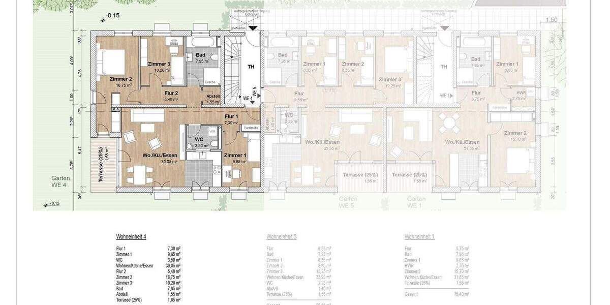 Etagenwohnung Leipzig Holzhausen - 4 Zimmer, 92 m&sup2;, 405.000&euro; | Angebot:25682520