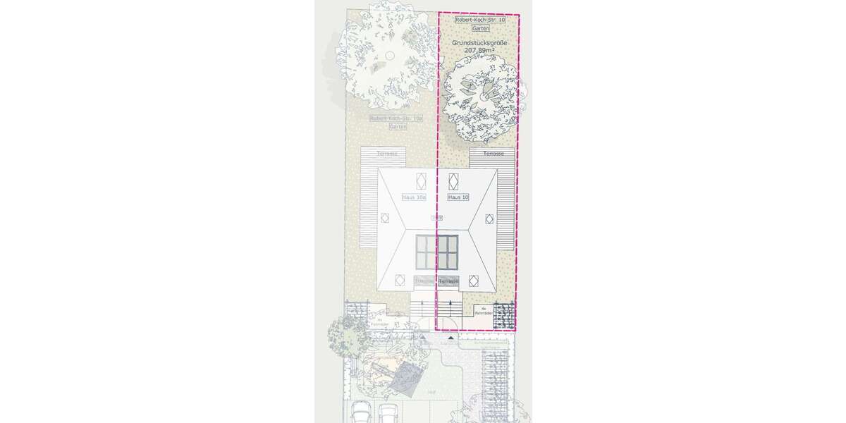 Exklusiv Doppelhaushälfte über 3 Etagen mit Terrasse und Garten 5 zimmer