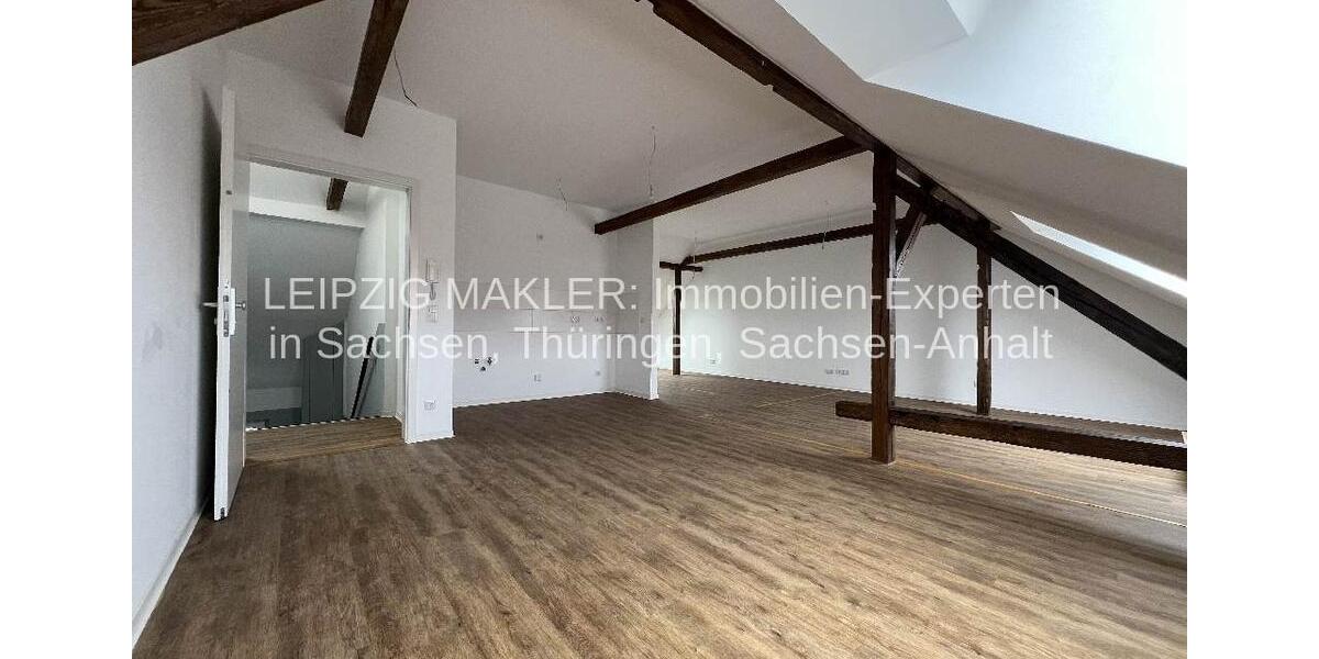 Dachgeschoßwohnung Leipzig Nordost - 3 Zimmer, 64 m&sup2;, 645&euro; | Angebot:26095321