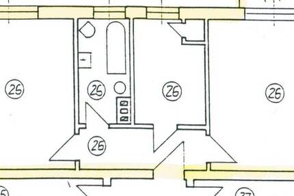Wohnung Hohenmölsen - 2 Zimmer, 47 m&sup2;, 250&euro; | Angebot:26450237