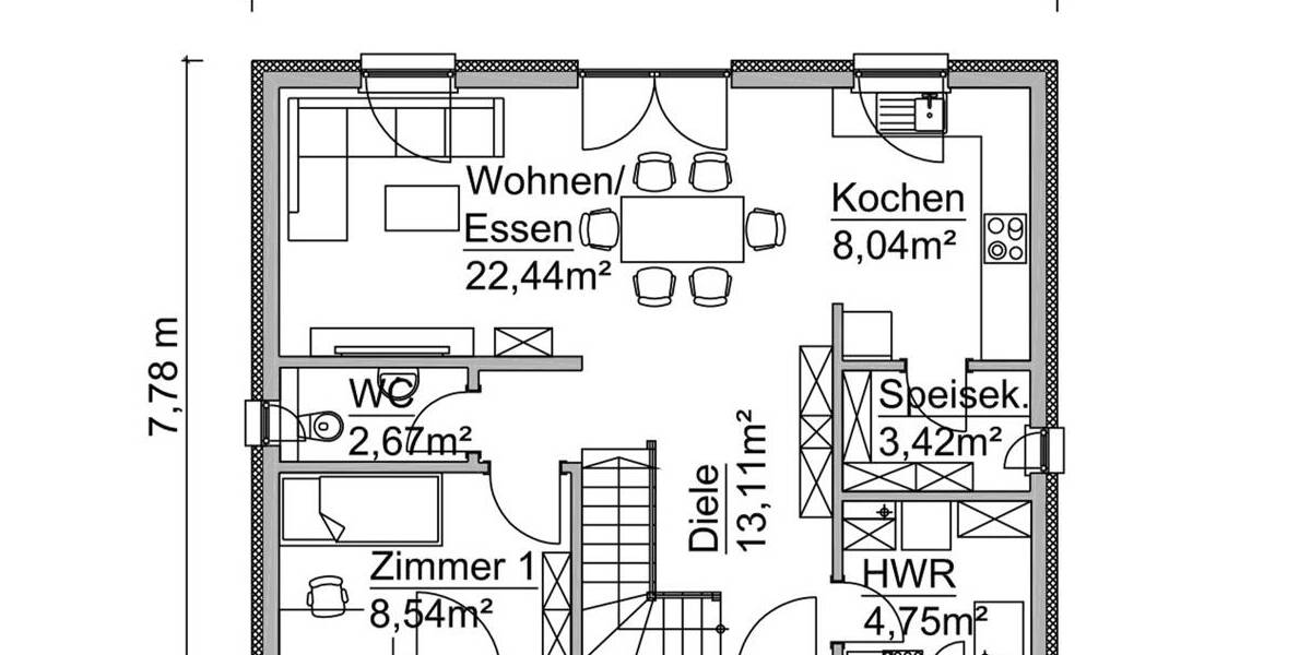 Einfamilienhaus Wallendorf Wallendorf (Luppe) - 5 Zimmer, 119 m&sup2;, 336.800&euro; | Angebot:25693453