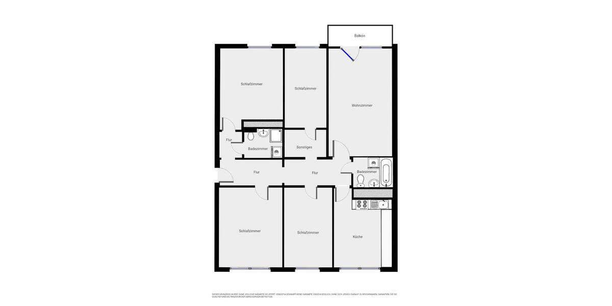 Erdgeschoßwohnung Leipzig West - 5 Zimmer, 109 m&sup2;, 929&euro; | Angebot:26528708