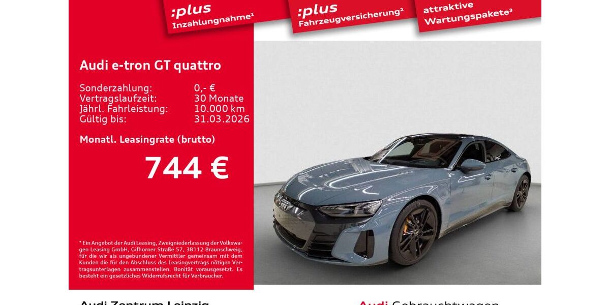 Audi e-tron GT 9.038 km 88.580 &euro; Leipzig 04129