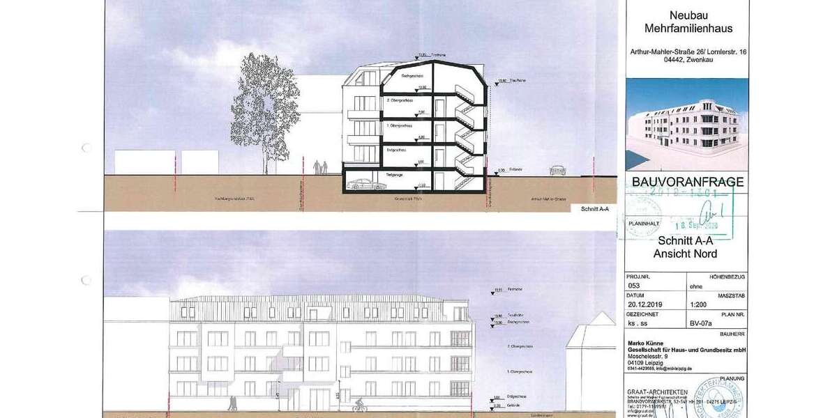 Grundstück mit Projektierung+positiver Bauvoranfrage für ca. 1.500 m² Wohnfläche zimmer