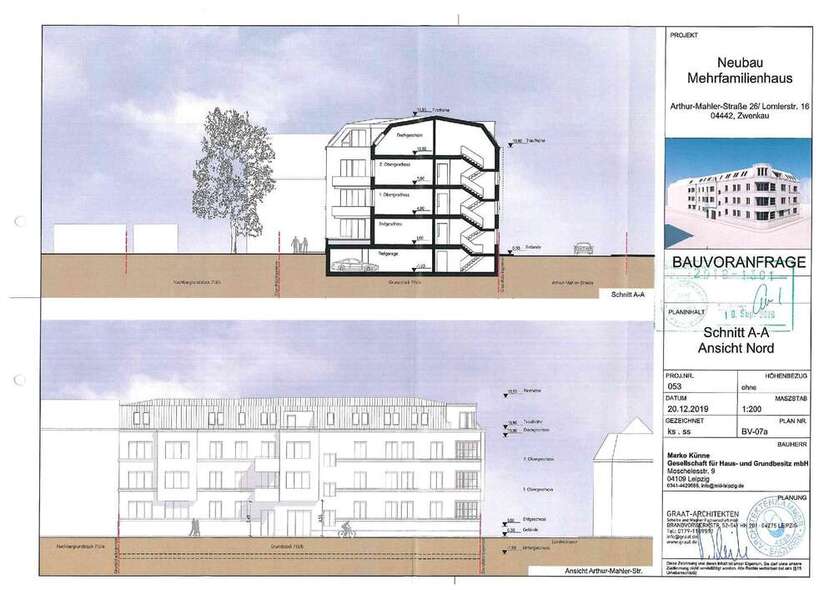 Grundstück mit Projektierung+positiver Bauvoranfrage für ca. 1.500 m² Wohnfläche zimmer