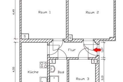 Mietwohnung in Gohlis 3 zimmer