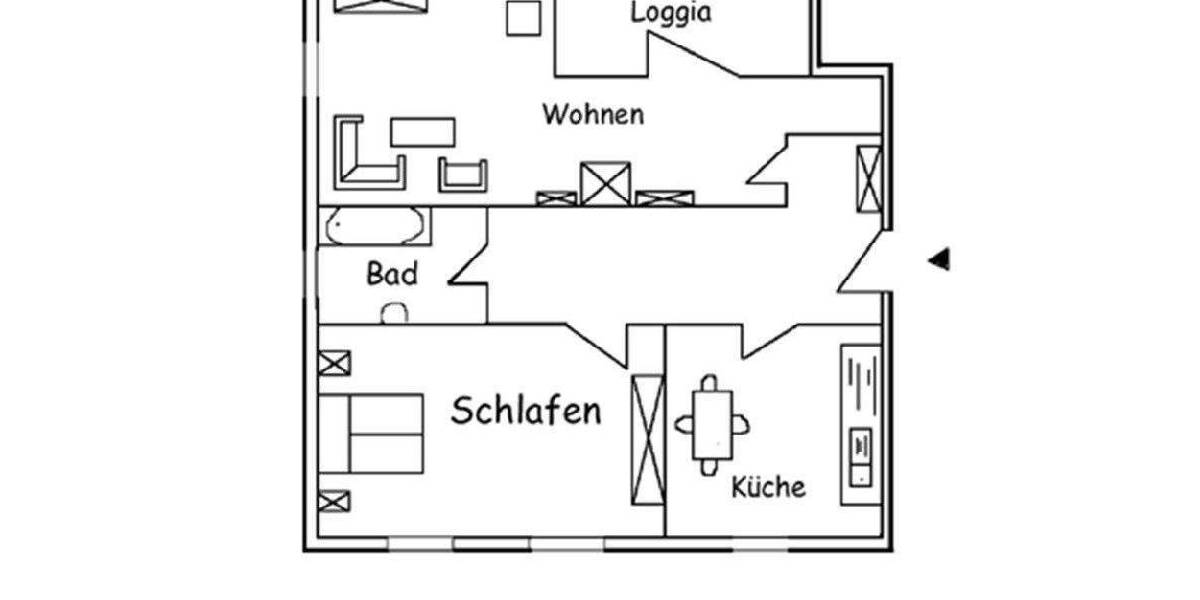 Etagenwohnung Leipzig Gohlis-Mitte - 2 Zimmer, 55 m&sup2;, 175.000&euro; | Angebot:25773786