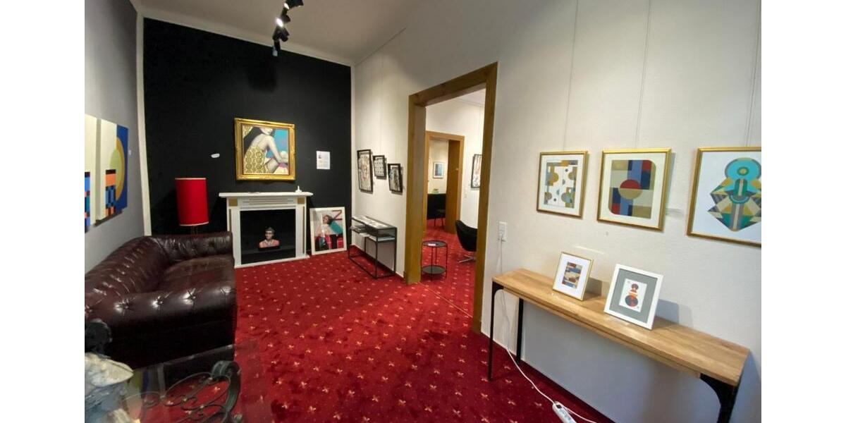 Co-Working in Galerie: Büro für KreativeCoachGrafik zimmer