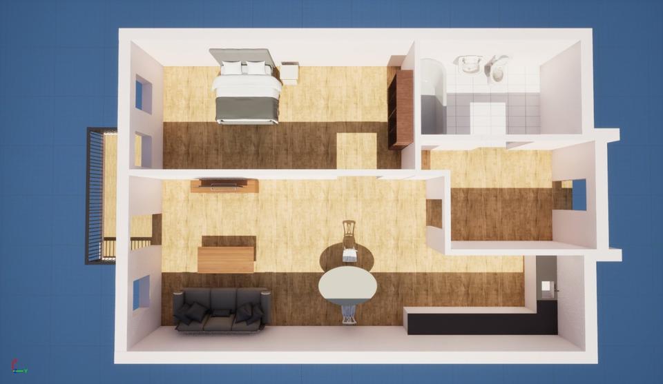 Etagenwohnung Borsdorf - 2 Zimmer, 55 m&sup2;, 99.500&euro; | Angebot:25376012