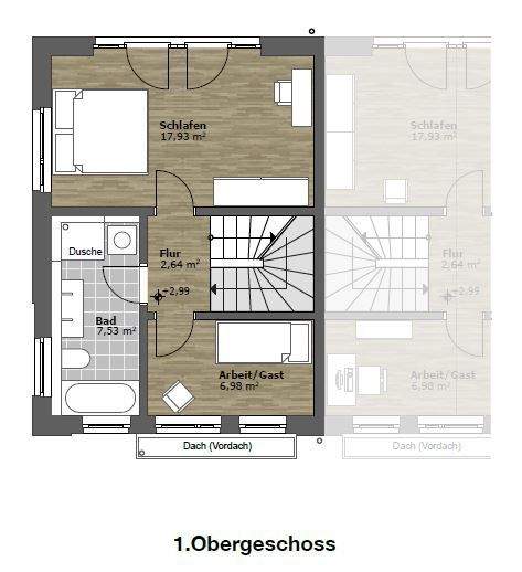 Reihenmittelhaus Zwenkau - 4 Zimmer, 109 m&sup2;, 419.000&euro; | Angebot:25682686
