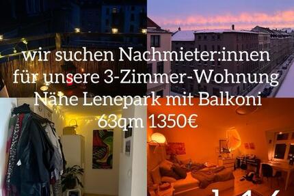 Wohnung Leipzig Ost - 3 Zimmer, 63 m&sup2;, 1.330&euro; | Angebot:26442009